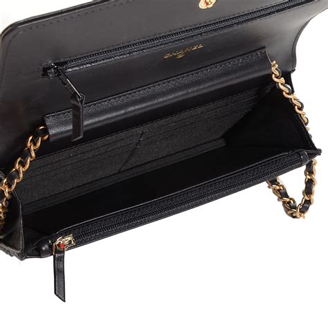 chanel boy wallet on chain black|Chanel wallet on chain cost.